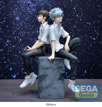 Rebuild of Evangelion Kaworu Version Shinji & Kaworu Luminasta figure 17cm