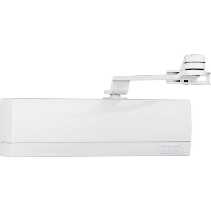 Door closer - ABUS - AC6124 W - Quiet and secure closing for offices and apartments up to 1.10 m - Max 80 kg - Adjustable