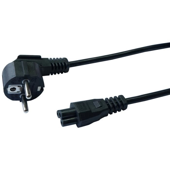 2 pole + earth power cable, 1.80m