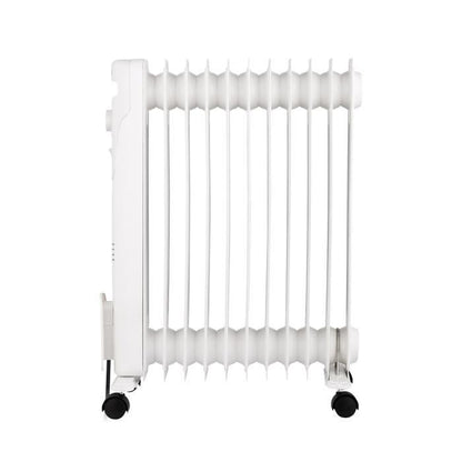 Electric radiator oil bath 2500W Oceanic - 3 powers - 11 elements - White - Mobile