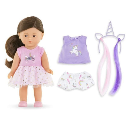 Mini doll - COROLLE - Romy Unicorn - 20 cm - vanilla scent - ready to offer