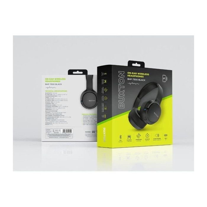 Wireless On-Ear Headphones - Buxton - BHP 7300 BLACK