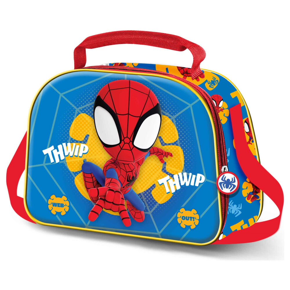 Marvel Spiderman Web Out 3D lunch bag