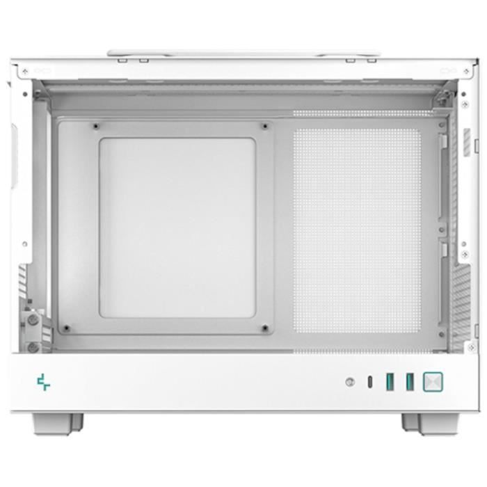 Mini-Tower Case - DeepCool - CH160 mT - White - Compact Design - Optimized for Mini-ITX