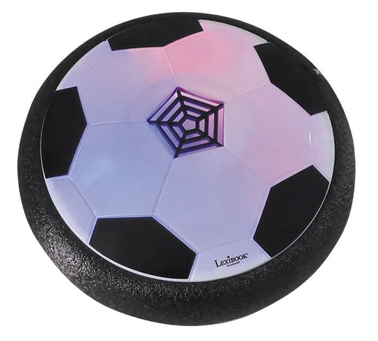 AeroFoot - Luminous foam hovercraft football disc with 2 goal cages, 1 ball and a pump, rechargeable