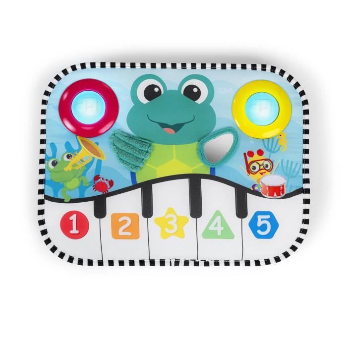 BABY EINSTEIN Ocean Explorers Neptune's Kick & Explore musical play mat, crib toy, from birth
