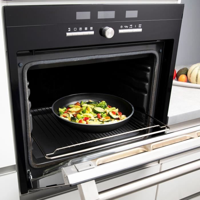 Cooking battery 10 rooms Arthur Martin - Aluminum - All lights except induction - Black