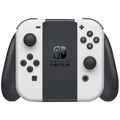 Nintendo Switch console (OLED model): New version, Intense Colors, 7-inch screen - with a White Joy-Con