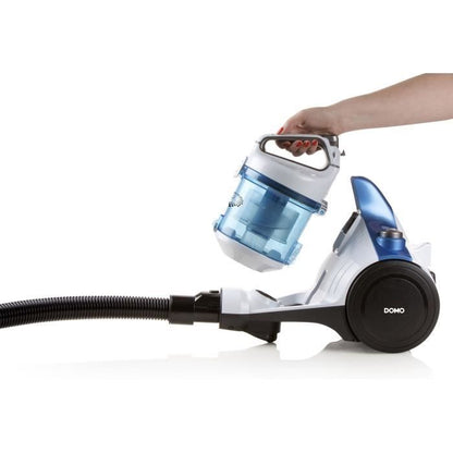 Domo do7286s vacuum cleaner without bag - 1.5 l - 700 W - white and blue