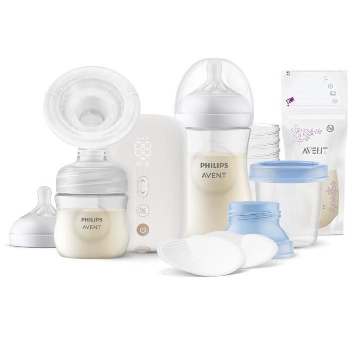 Electric Breast Pump Kit - PHILIPS - Rechargeable - Simple - Natural Motion
