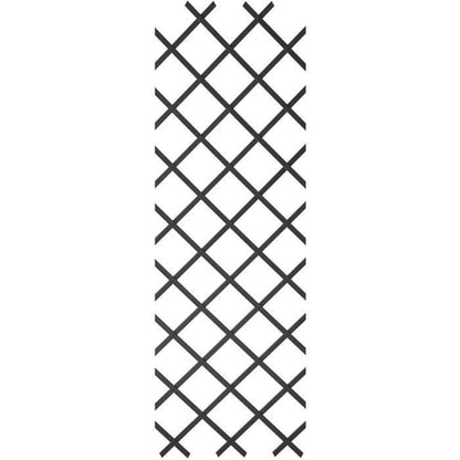 Expandable trellis - NATURE - Anthracite plastic - 50 x 150 cm