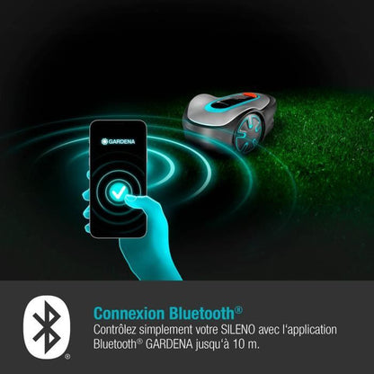 Bluetooth controlled robot mower Gardena Sileno Minimo 500 (15202-26)- 500m²