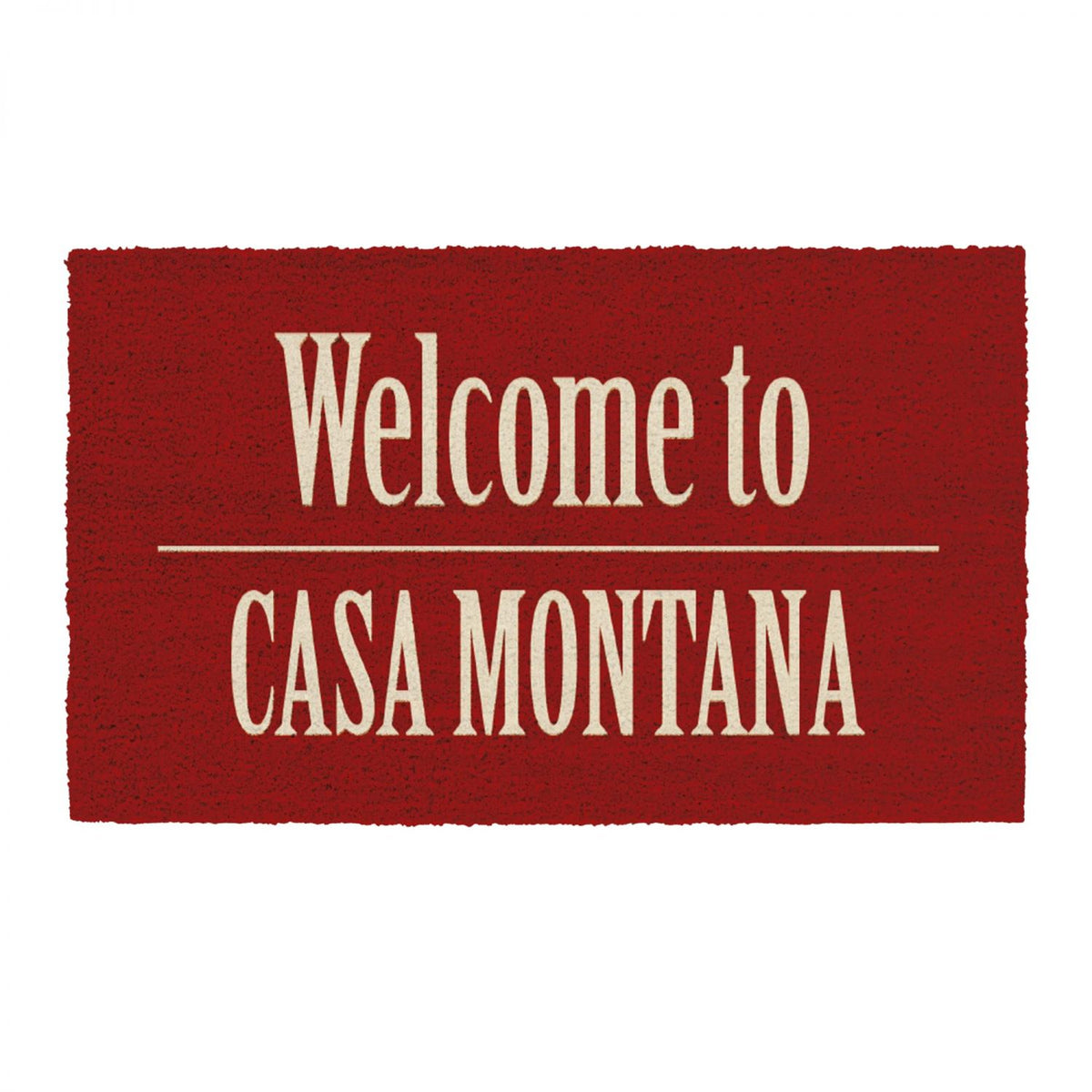 Scarface "Welcome To Casa Montana" 17x29 Inch Coir Doormat