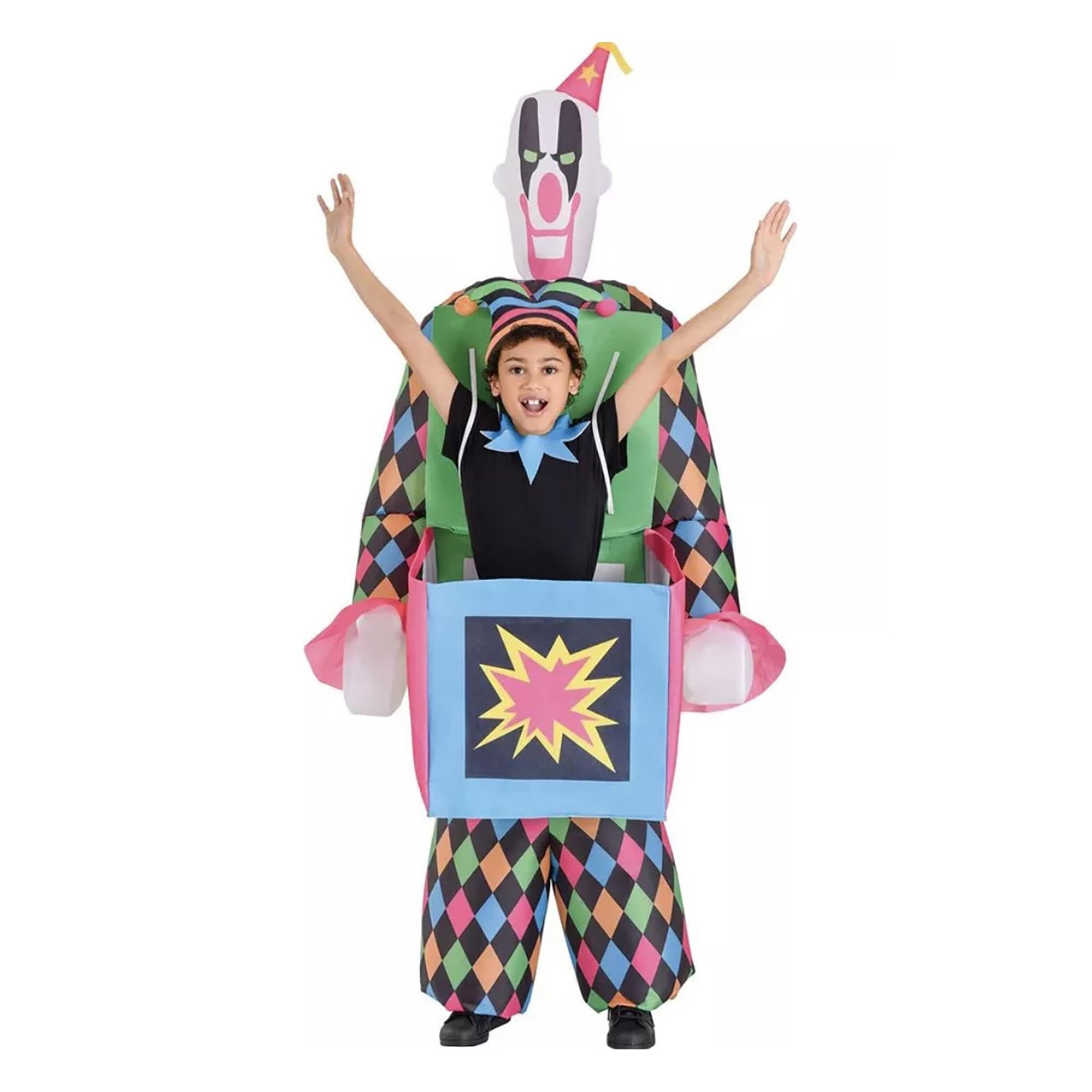 Jack In The Box Child Costume | Medium 8-10