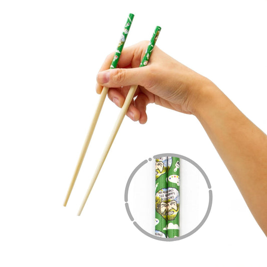 Bob Ross GAMAGO Cast Bamboo Chopsticks | Set of 4