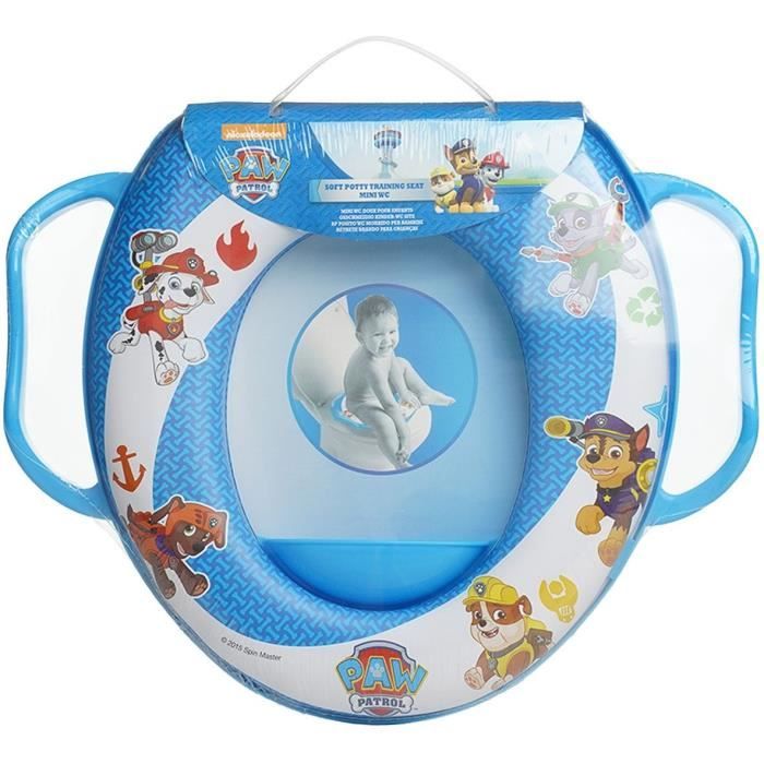 COMFORT TOILET REDUCER WITH HANDLES PAW PATROL