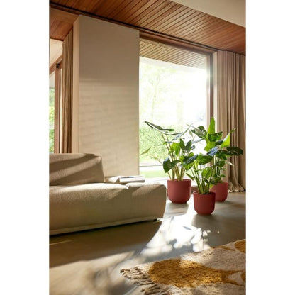 Flower pot - Elho - Jazz Round - Red - L 35 x W 34.5 x H 32 cm - Indoor - 100% recycled