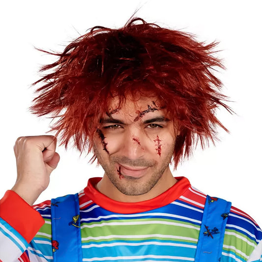 Evil Doll Adult Costume Wig | One Size