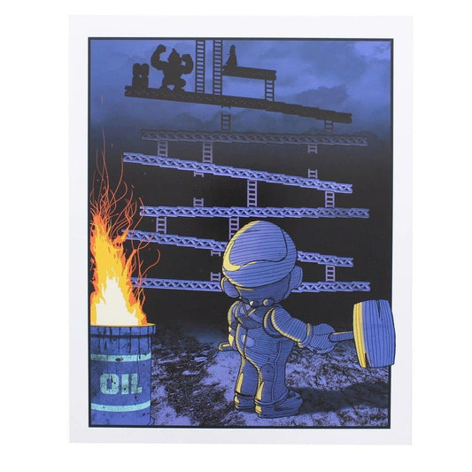 Donkey Kong 8x10 Art Print by Russ Moore (Arcade Block Exclusive)