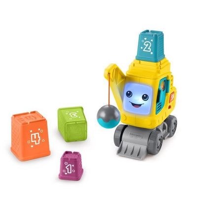 Fisher-Price-La Calculo'Grue-Blocks with sound and light effects HXF48