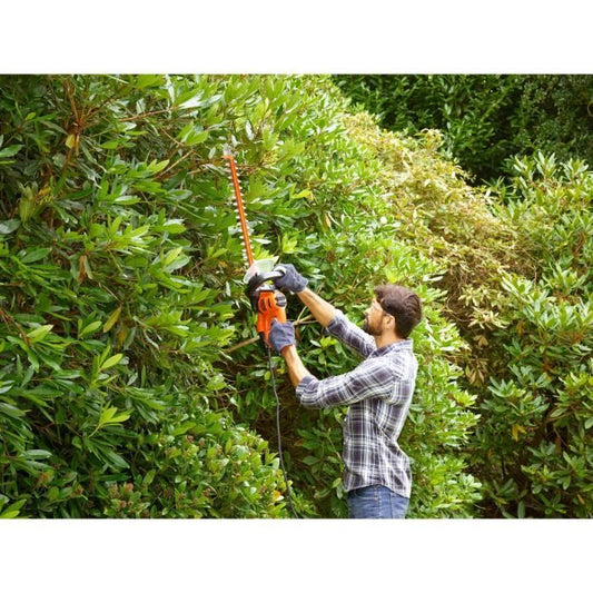 Black+Decker Wire Heights 500 W BEHTS301-QS 50 cm with 2 handles and guard-Asymmetrical blade Escarting 22 mm