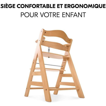 HAUCK Highchair Wood Baby Evolutive Alpha + / natural