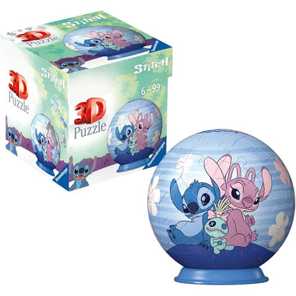 Disney Stitch & Angel 3D puzzle 54pcs