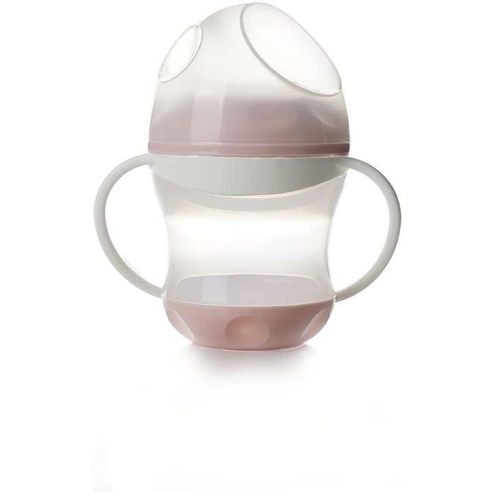THERMOBABY Leak-proof cup + lid - Powder pink