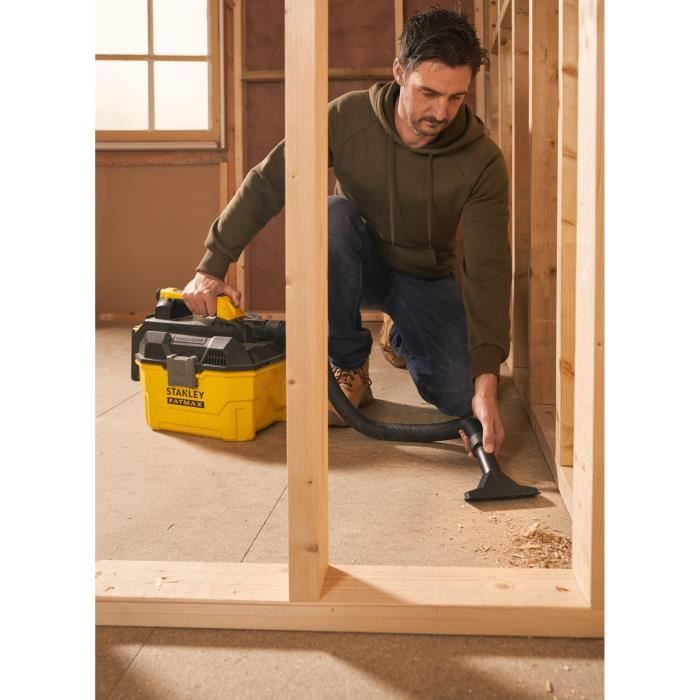 Water and Dust Vacuum Cleaner - STANLEY FATMAX V20 - SFMCV002B-XJ - Lithium 18V - Without Battery