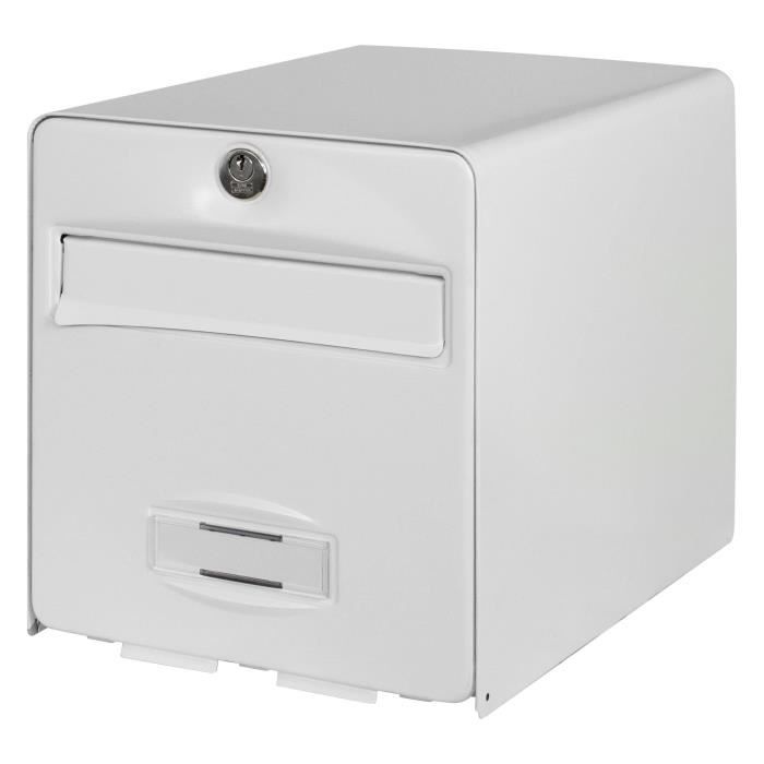 Burg Wachter Balthazar Galvanized Steel Balthazar Box - 1 Door - White