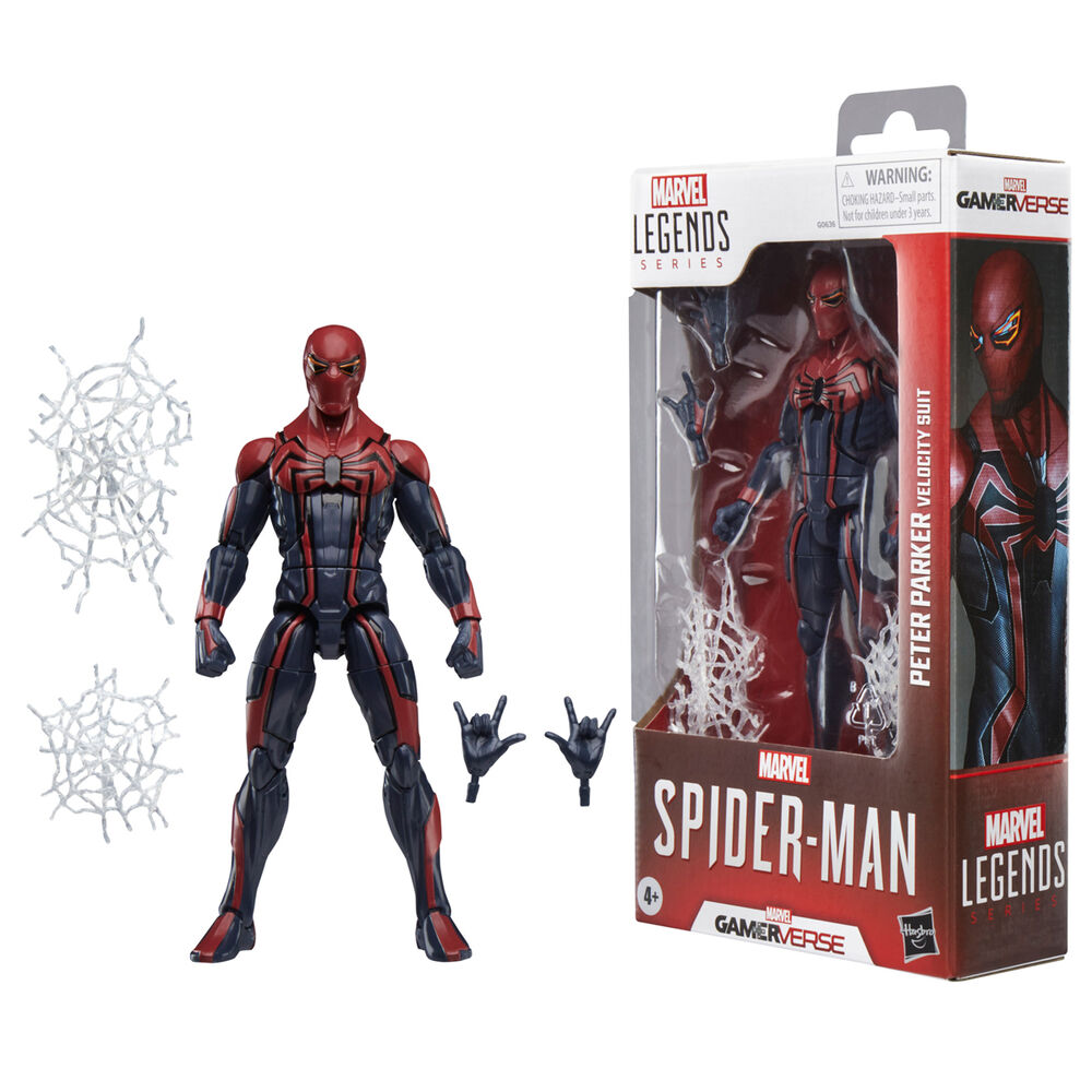 Marvel Legends Series Gamerverse Spider-Man Velocity Suit Peter Parker figure 15cm