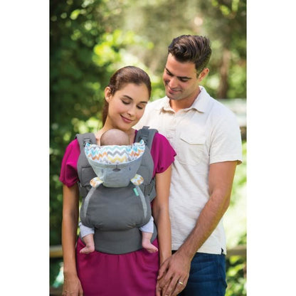 INFANTINO Cuddle Up Bear Baby Carrier - 2 modes: ventral facing and dorsal