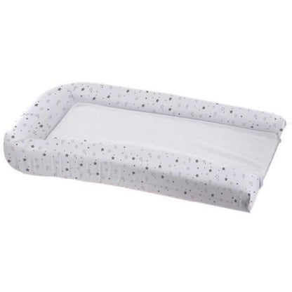DOMIVA Changing mat PVC + 2 removable sponges - White with star print