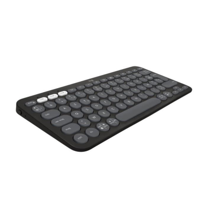 LOGITECH - Wireless keyboard - Pebble Keys 2 K380s - Bluetooth - Easy-Switch button - Graphite - (920-011803)