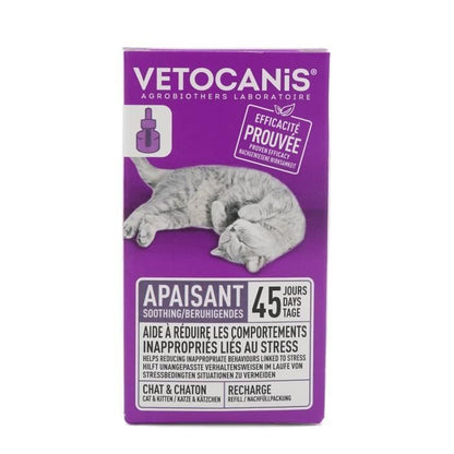 VETOCANIS Anti-stress diffuser refill for cats - Effective for 45 days