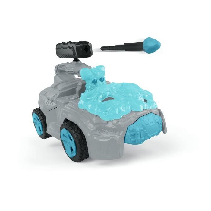 SCHLEICH - 42669 ELDRADOR CREATURES Ice Crashmobile with Mini Creature - Car playset with fantasy figurine