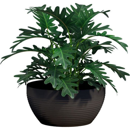 Cup - GARDEN ID - Green Care Impact Black-Anth - 25 x 12 cm - 10-year guarantee - 100% recycled - UV/frost resistant