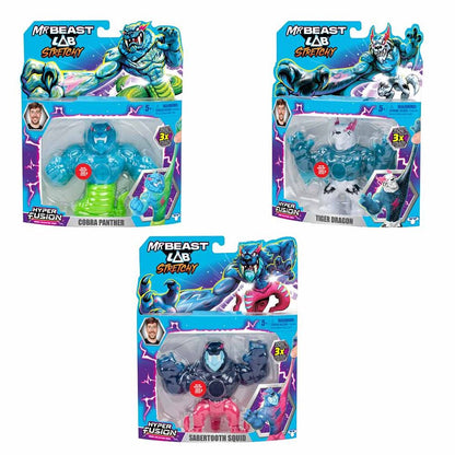 Mr Beast Lab assorted Stretchy Heroes figure
