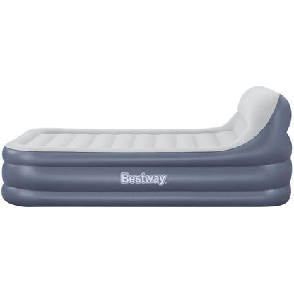 Inflatable bed - BESTWAY - 67923 - Tritech SleekFlow - 2 places, 226 x 152 x 84 cm, headboard, integrated pump