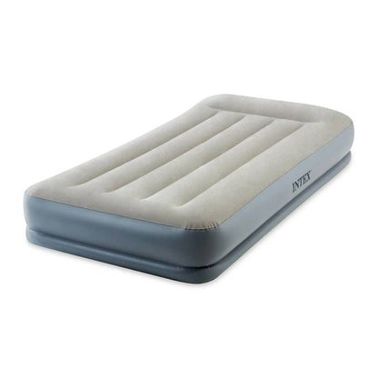 INTEX Pillow Rest Mid Rise inflatable bed - electric 2 people 64116ND
