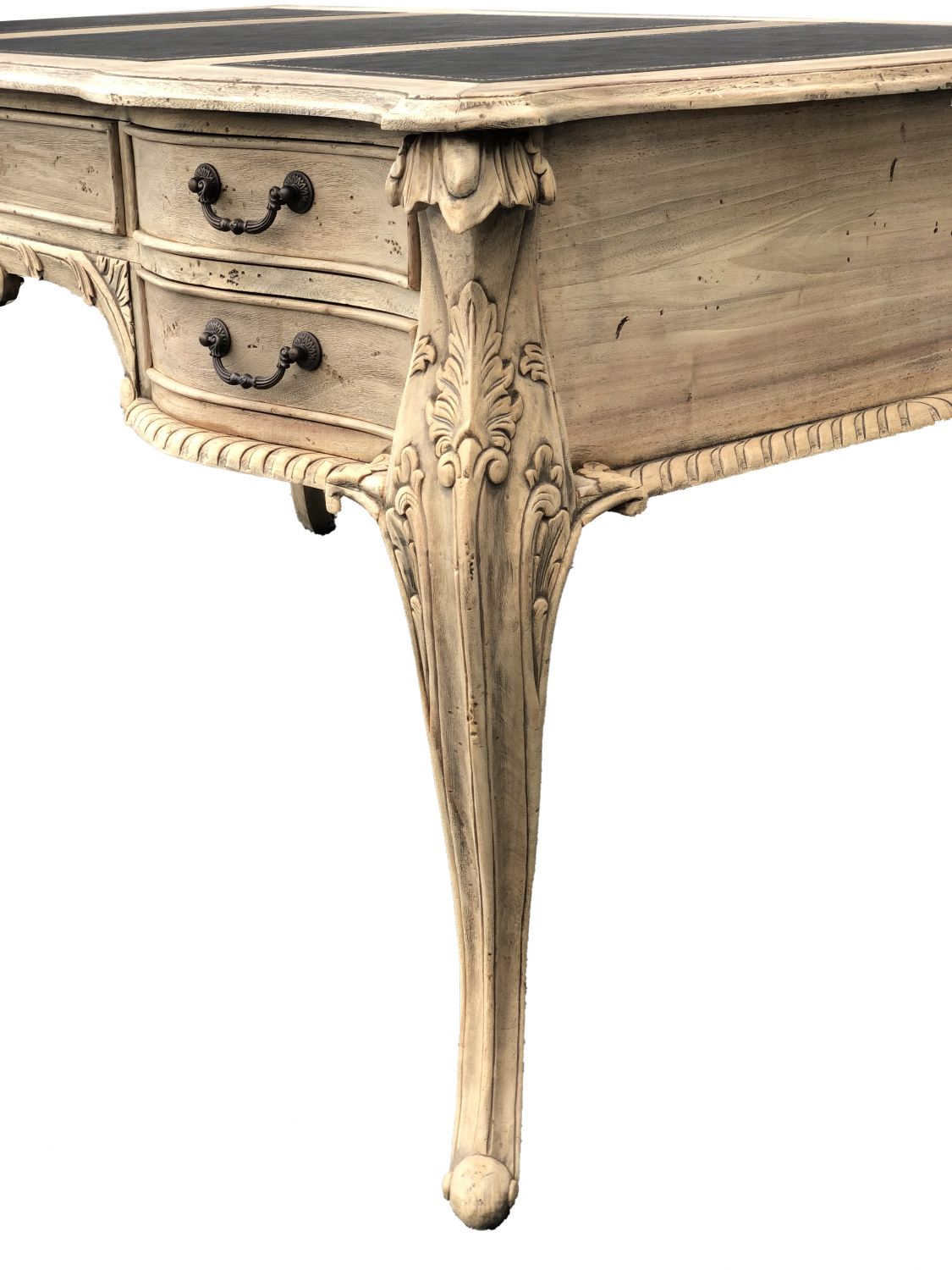 Natural Mahogany Large Chippendale Writing Desk