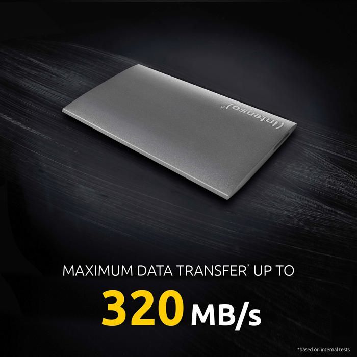 External SSD hard drive - INTENSO - PREMIMUM - 512GB - Gray