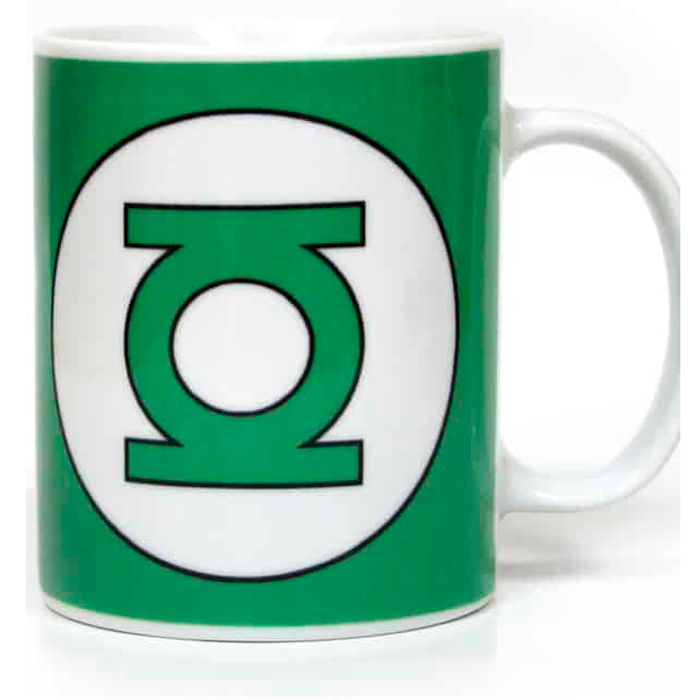 DC Comics Green Lantern logo mug