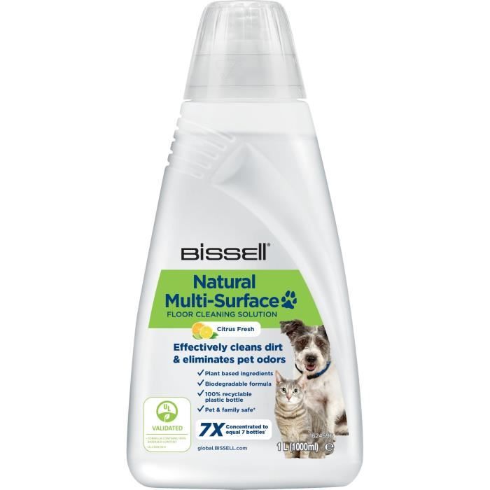 BISSELL B3122 Crosswave Floor Cleaner with Natural Formula - 1L, Special Animals, Multi-Surface Cleaning