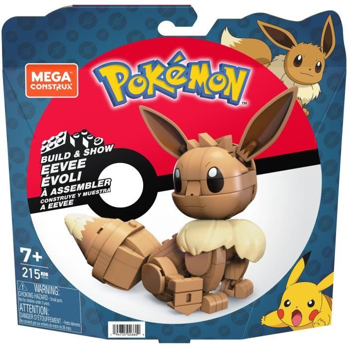 Mega Construx - Pokemon - Eevee Medium - Construction Toy