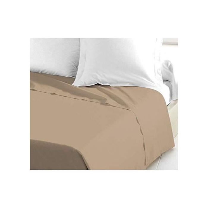 Lovely Home Flat Drap 100% Cotton 180x290 cm Beige