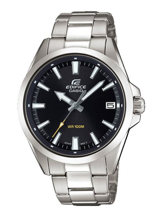 CASIO EDIFICE Stainless Steel Watch - Grey - Quartz - Mineral Glass - Analog