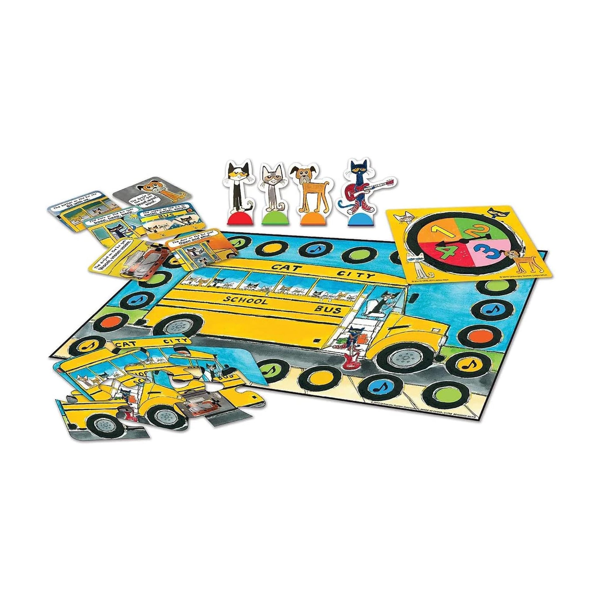 Pete The Cat Wheels on the Bus Game | 3+ Players