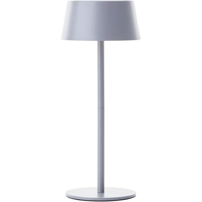Outdoor table lamp - BRILLIANT - PICCO - LED and solar - Metal and plastic - 5 W - Frosted gray