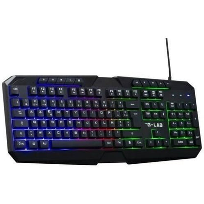 4 in 1 Gamer Pack - The G-Lab - COMBO NATRIUM - Wired Mouse - Wired Keyboard - Wired Headset - Mouse Pad
